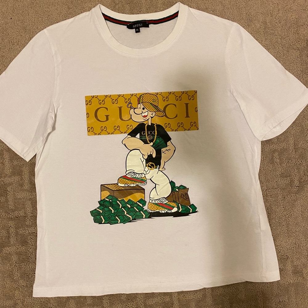 XL Men’s White Gucci T-shirt